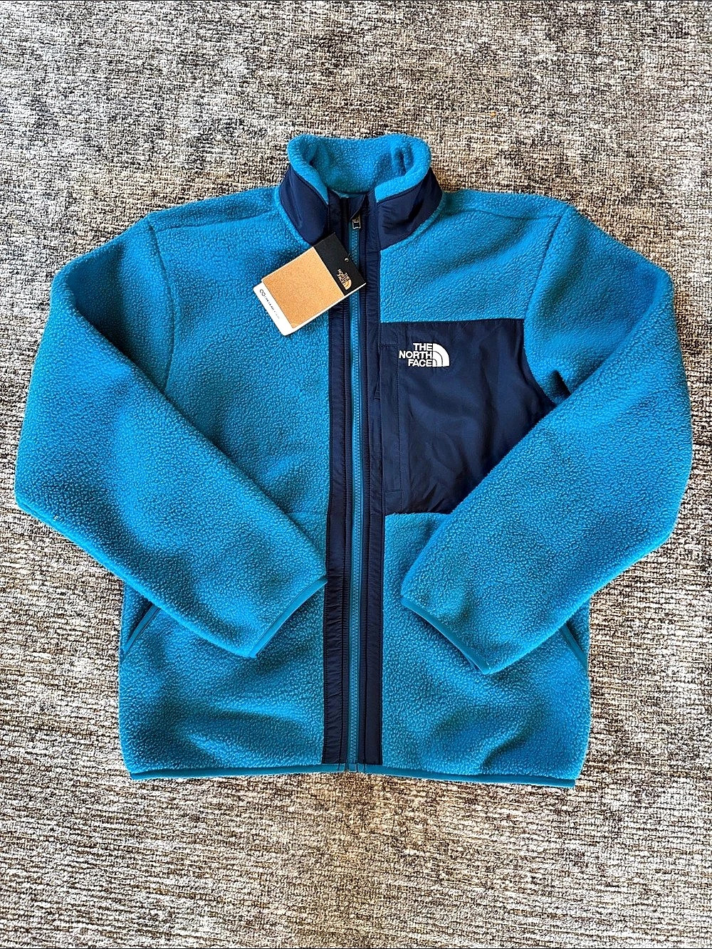 NWT The North Face Boys' Glacier Fleece Full-Zip Jacket
